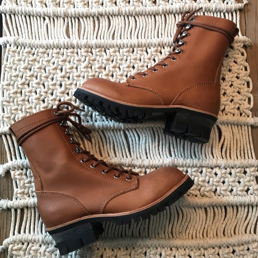 Jeffrey Campbell x Free People Lace Up Boots